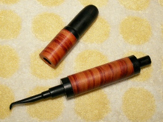 手作りオリジナルデザイン木製耳かき［チューリップウッド］２