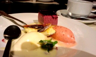 自家製デザートとコーヒー