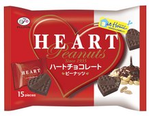 不二家　ハートチョコレート　ピーナッツ