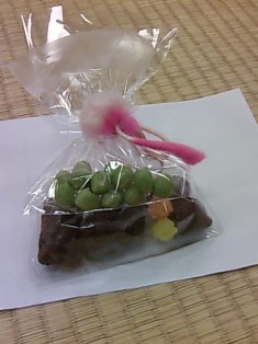 なりきり歌舞伎体操のワークのお菓子