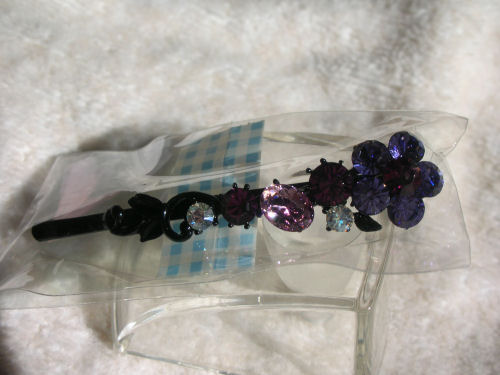 オーバルフラワー　タンザナイト