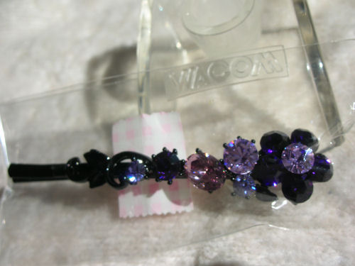 オーバルフラワー　パープルベルベット