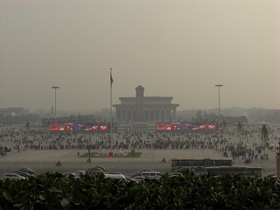 天安門から見た広場