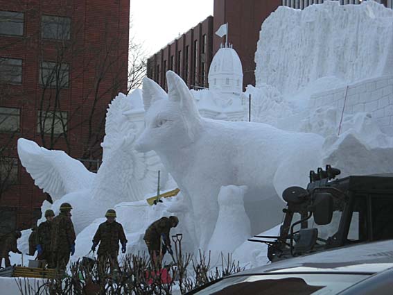 雪まつり準備3