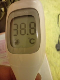 38.8℃って体温計壊れてる？