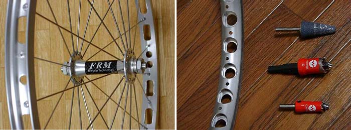 TIG用ホイールの穴