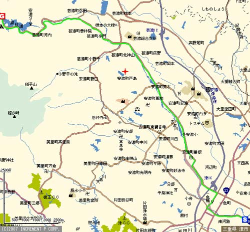 安濃ダムへサイクリング　　　20070125