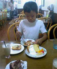 夕食　　20080704
