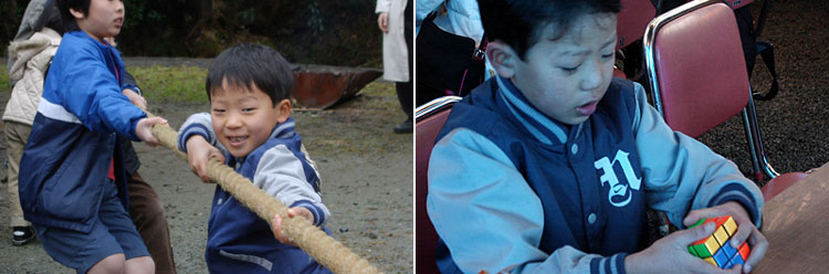 うきさとむら　　じゃんぼ七草粥祭　　　20070218