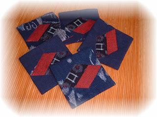 絣のコースター