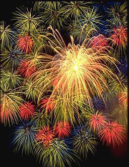 ファイターズＶ２花火