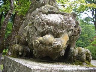 古峯神社　狛犬.JPG