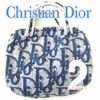 Christian Diorミニボストン　ガーリーブルー