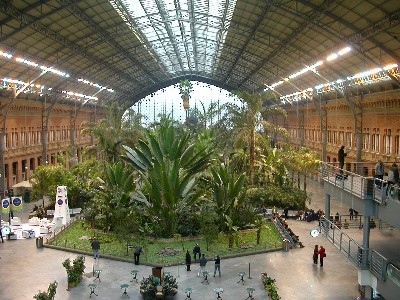 植物園！マドリッドのアトーチャ駅.jpg