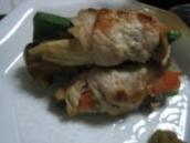 肉まき野菜の柚子胡椒風味