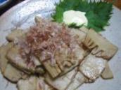 竹の子のバター醤油炒め