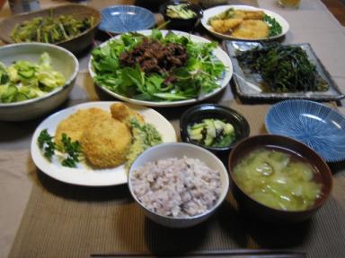 今日の夕食