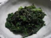春菊の胡麻和え