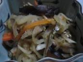 イリコ入り切干煮