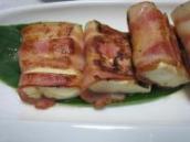 豆腐のベーコン巻き