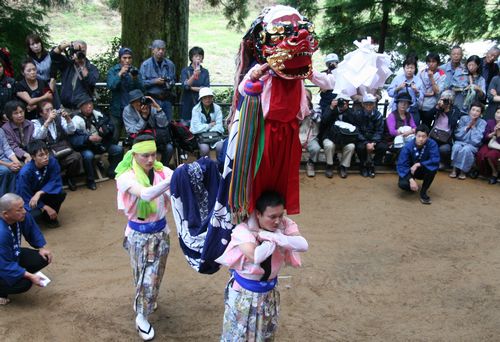 101010曽爾村門撲神社接ぎ獅子神楽