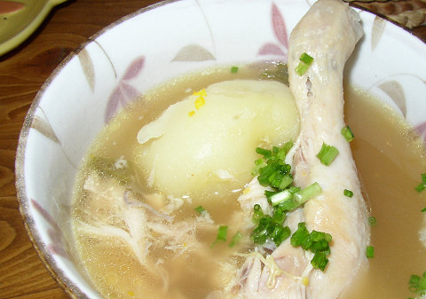 参鶏湯２