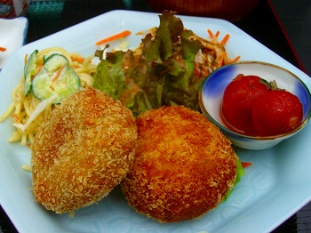 コロッケ定食