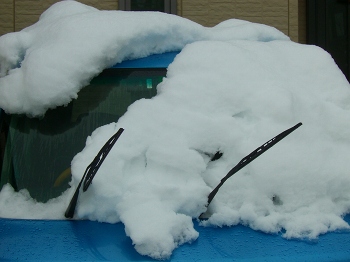 年末降った大雪