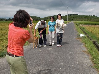 杏ちゃん　取材中～♪