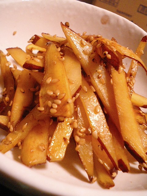 さつまいものきんぴら