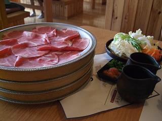 牛しゃぶおかわり自由定食