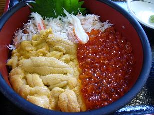 三色丼(うに・かに・いくら)