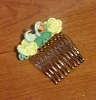 ちりめん髪かざり