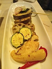 炭火焼きおやさい盛り合わせ