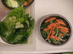 小豆の療法食の生野菜
