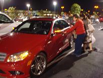 バスティン先生の車でショッピングへ