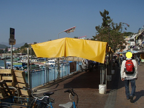 漁船を左に見ながら進む～