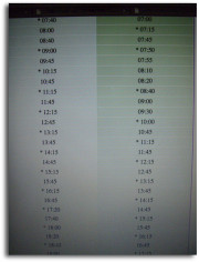 PCで船の時間を調べた