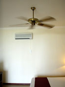 シーリングファンで快適ぃ~♪