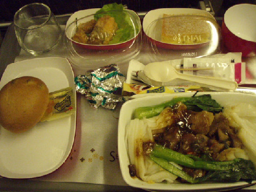 香港→バンコク(エコ)機内食