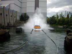 乗って濡れる～!?