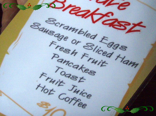 朝のJeff's menu～♪