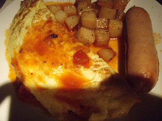 熱々サーブが嬉しいね