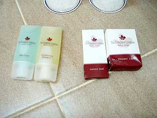 アメニティはシンプル♪