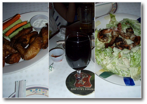 なみなみ赤ワイン～♪