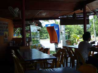 ランチ場所の店内のようす