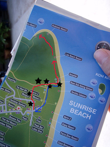 帰りは行きと違う道～