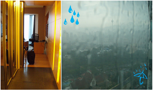 35階の部屋へ～けれど大雨で視界が・・・(.)/