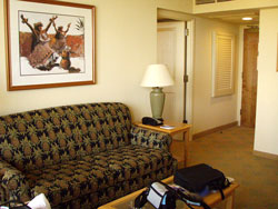 リビングから玄関