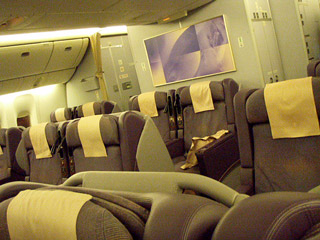 機内の様子